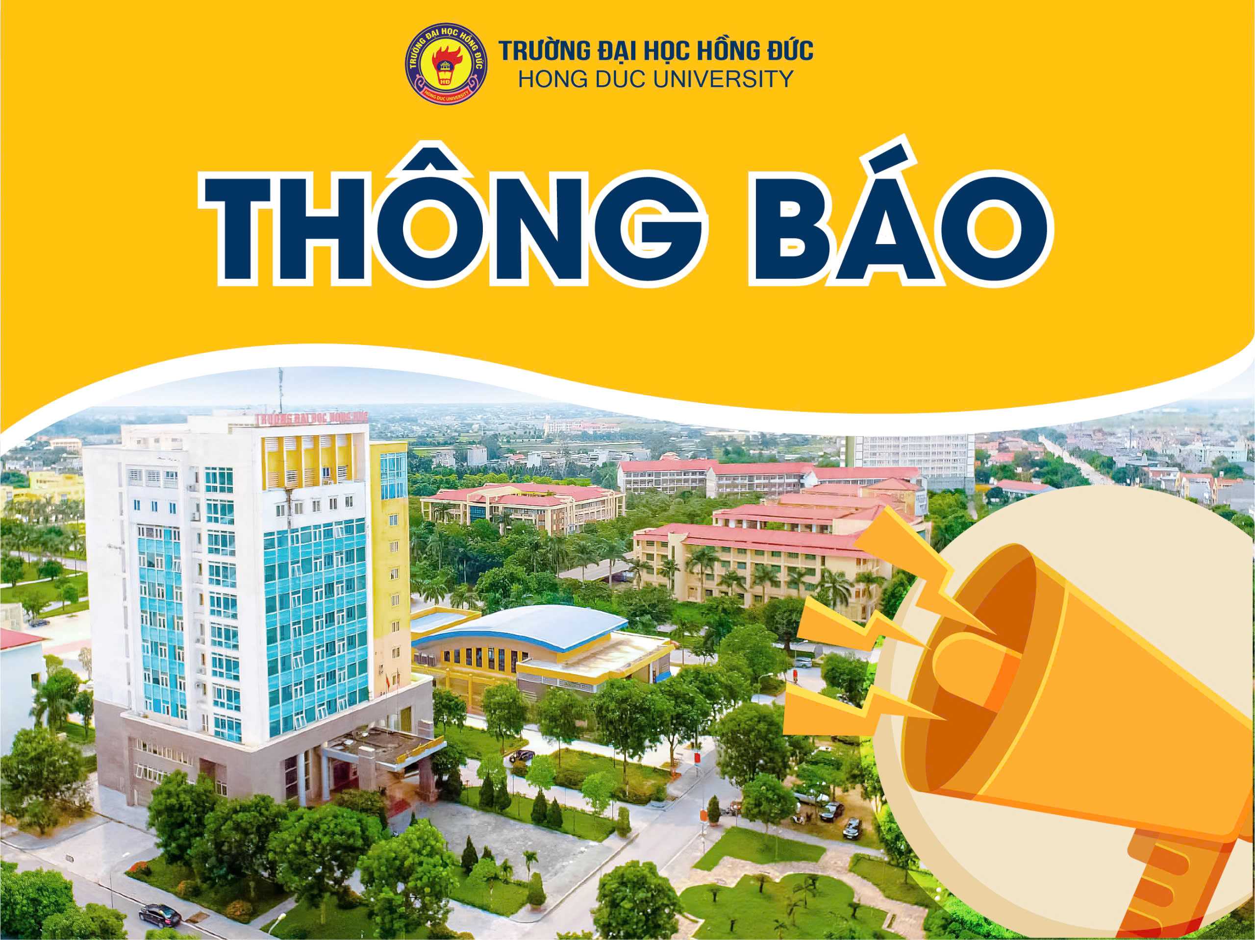 Thông báo về việc đăng ký học trước các học phần trong chương trình đào tạo trình độ thạc sĩ cho sinh viên Trường Đại học Hồng Đức